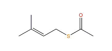 (S)-(3-Methylbut-2-enyl) ethanethioate